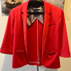 LC Lauren Conrad, Red Blazer, Large